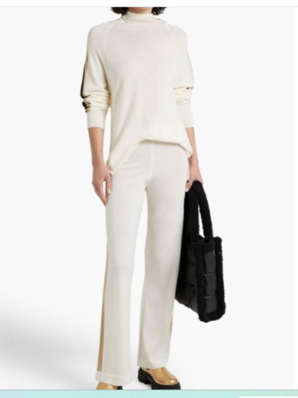 NWT We Norwegians 100% Italian Merino Wool pants Winter White fit sz 4